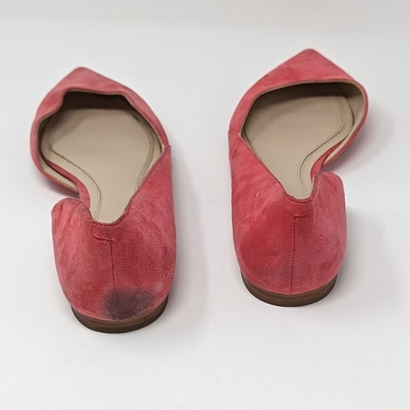 Marc Fisher Pink Suede Flats Size 10M Pointy Toe - Picture 5 of 7